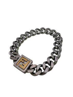 Fendi FF Logo Chain Bracelet